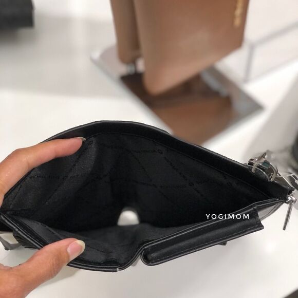 BUNDLE MICHAEL KORS EAST WEST XBODY MESSENGER CELL WALLET WEISTLET HANDBAG PURSE - Picture 11 of 16